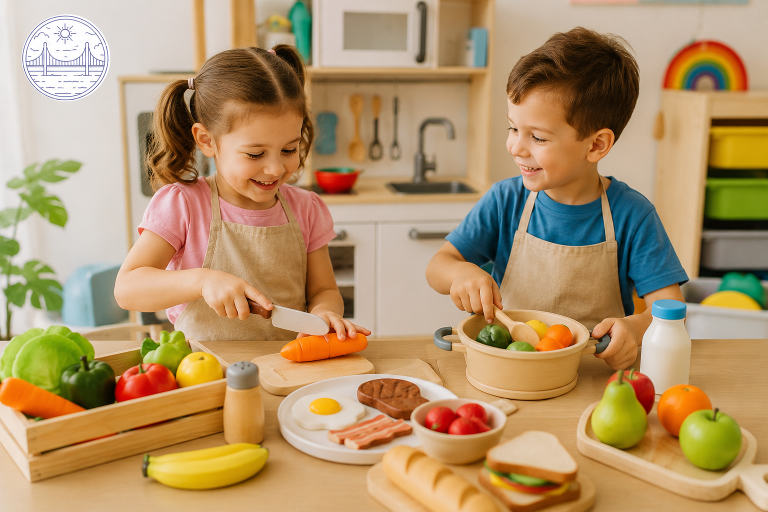 pretend play food set
