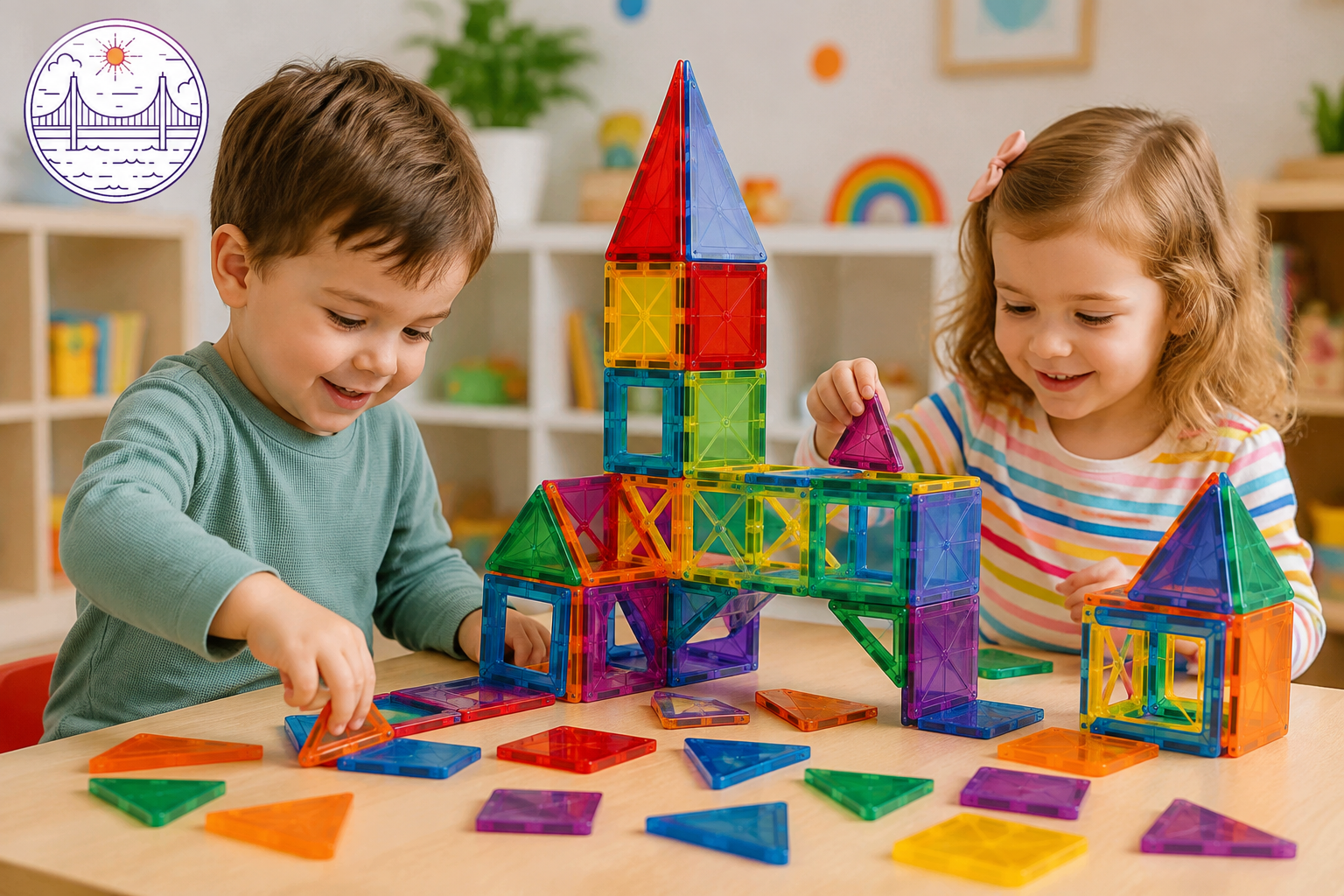 Magnetic Building Tiles